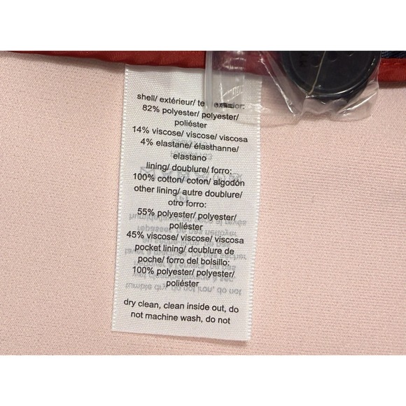 Tommy Hilfiger Women's Blazer Preppy Hamptons Light Pink 12 Classic - Picture 8 of 10